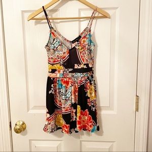 Derek Heart Floral Romper